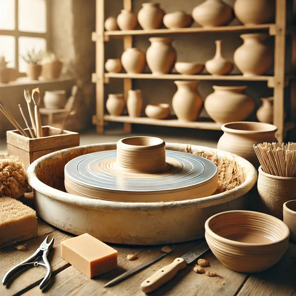 Pottery Wheel In Place