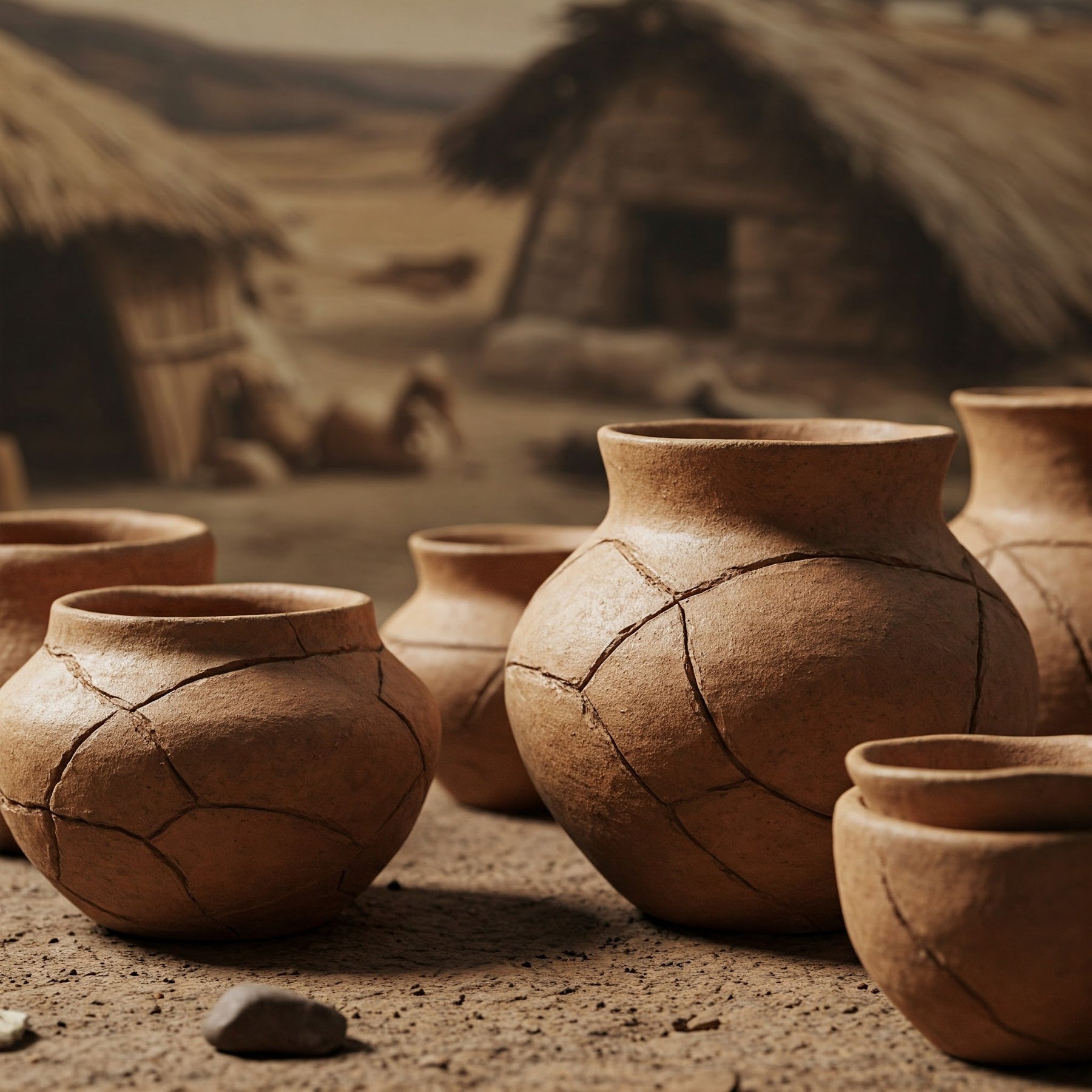 early ceramics before wheel pottery