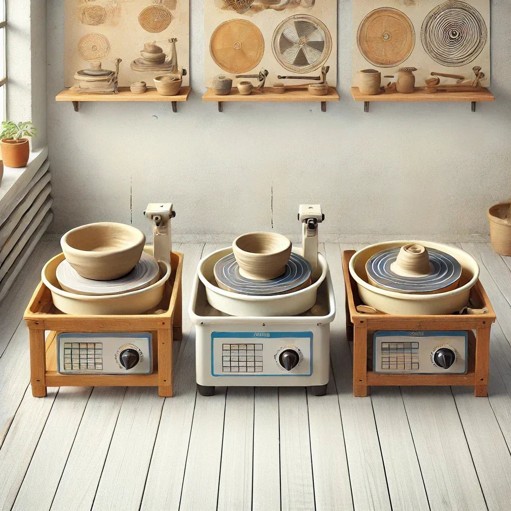 pottery wheel sizes