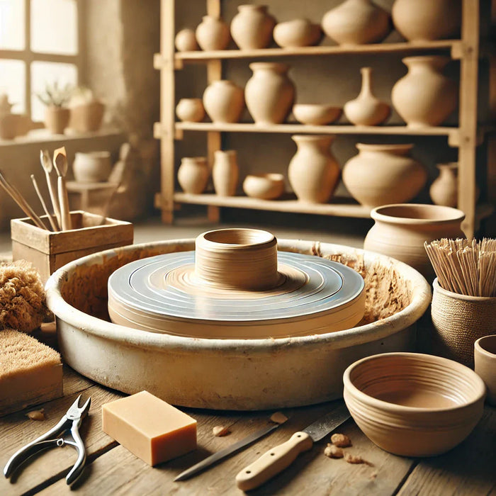 Pottery Wheel In Place