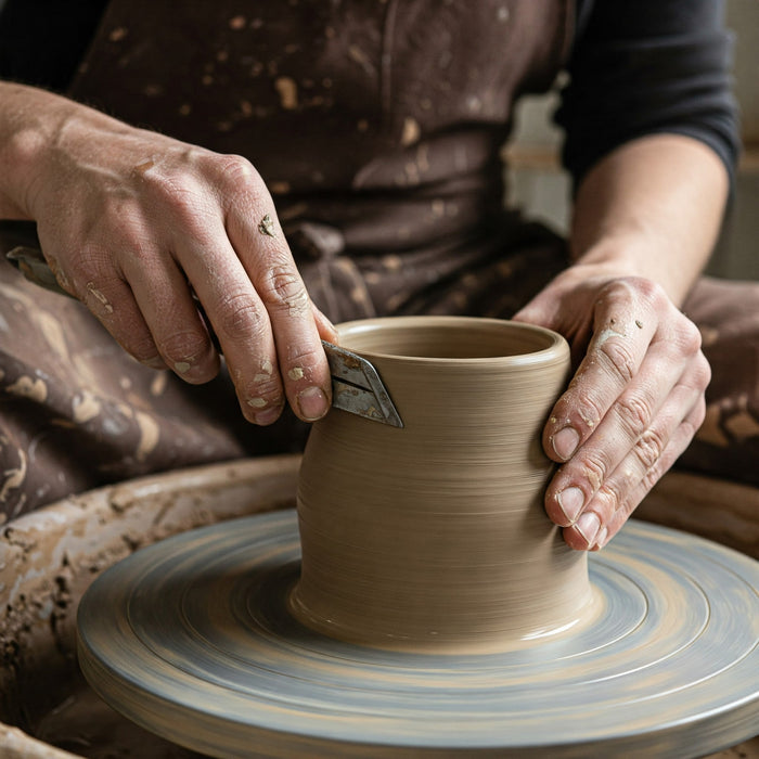 Trimming Pottery Wheel