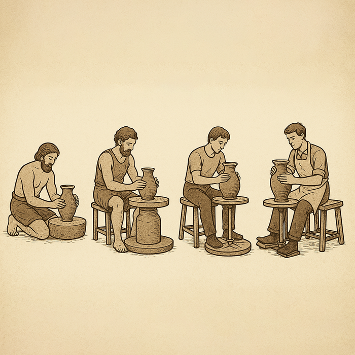 pottery wheel evolution