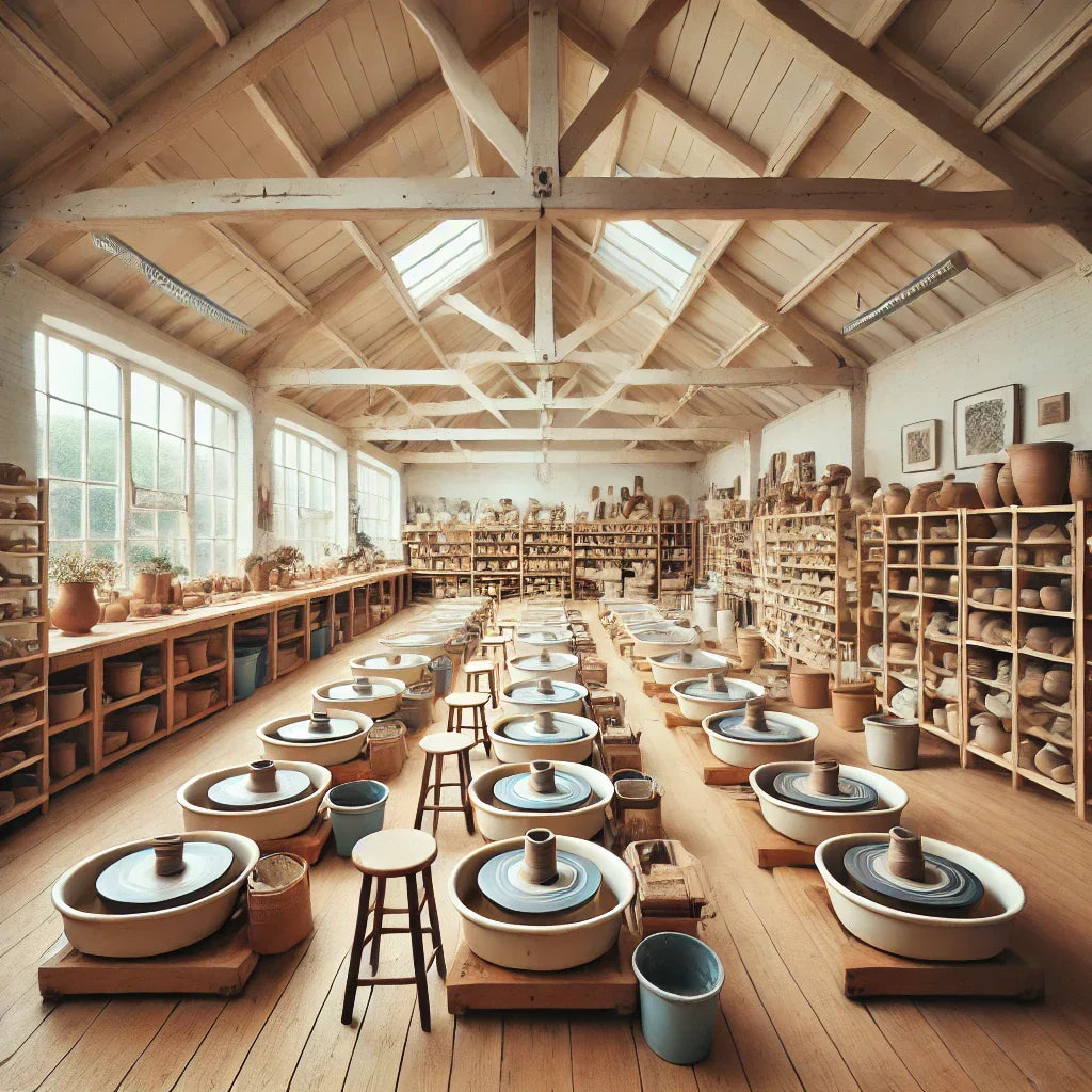 pottery wheel large space