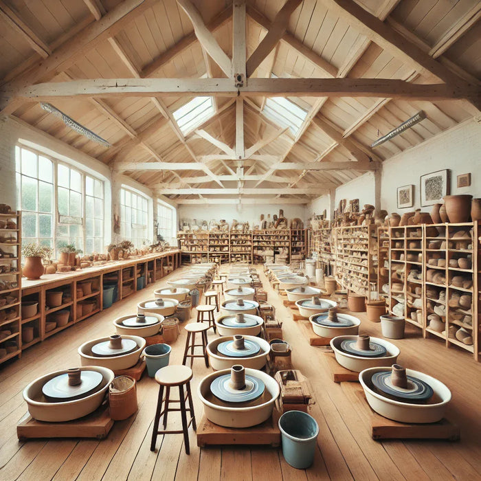 pottery wheel large space