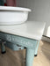 Smooth white wipe-clean top on the Daisy pottery wheel