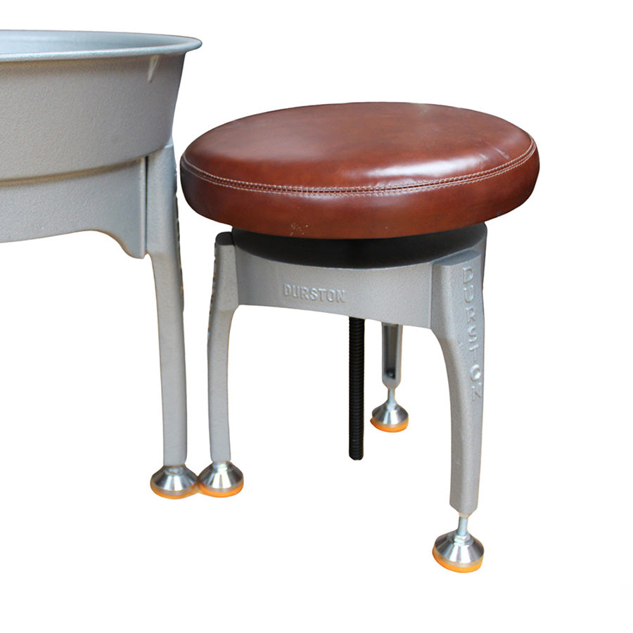 Durston  3-Leg Adjustable Pottery Stool