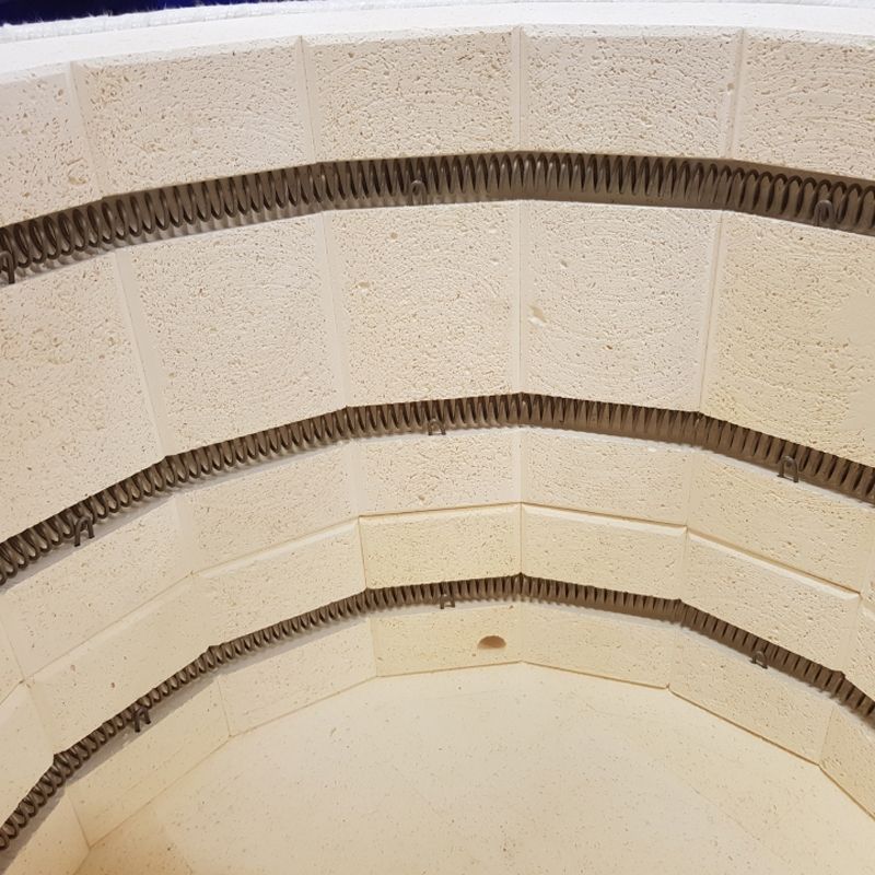 Kilncare Ikon V61 — lid open showing element panel