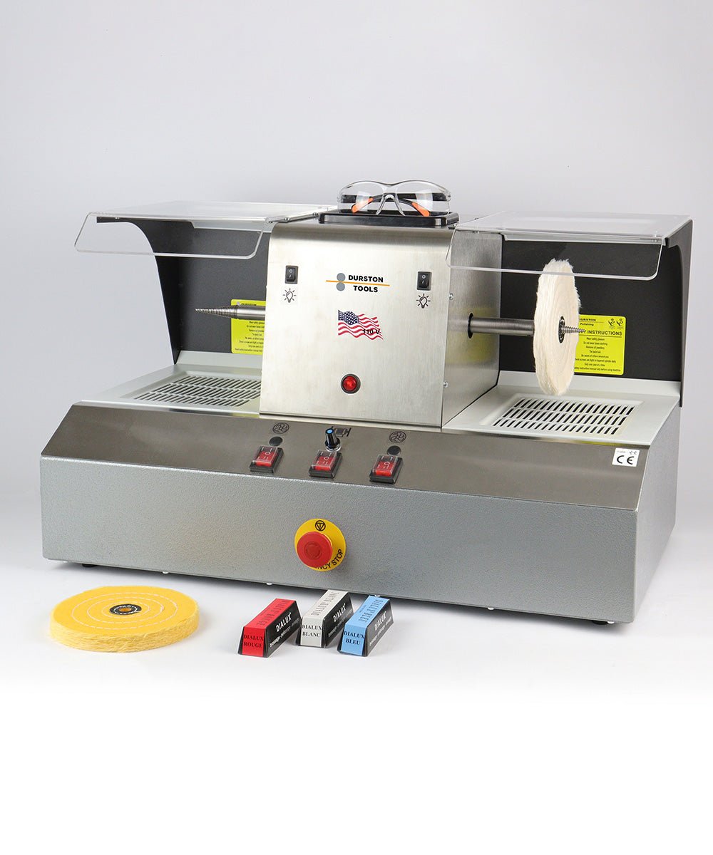 Durston Pro Double Polishing Machine - Kiln Crafts