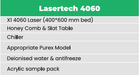 Mantech Pro Range CO2 X1 4060 Laser Cutter - Kiln Crafts
